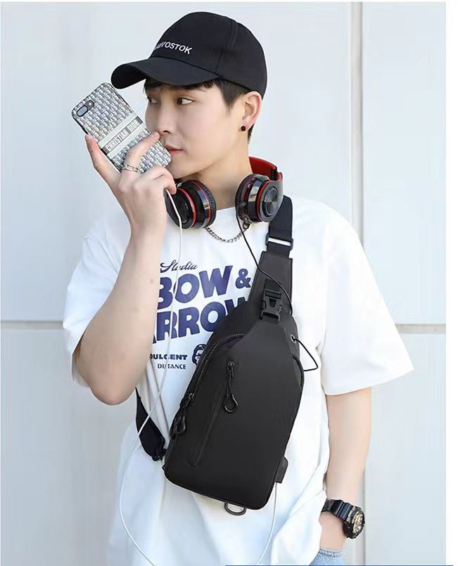 abrazo Unisex Casual Cross Body Bag Waterproof Sling Pocket