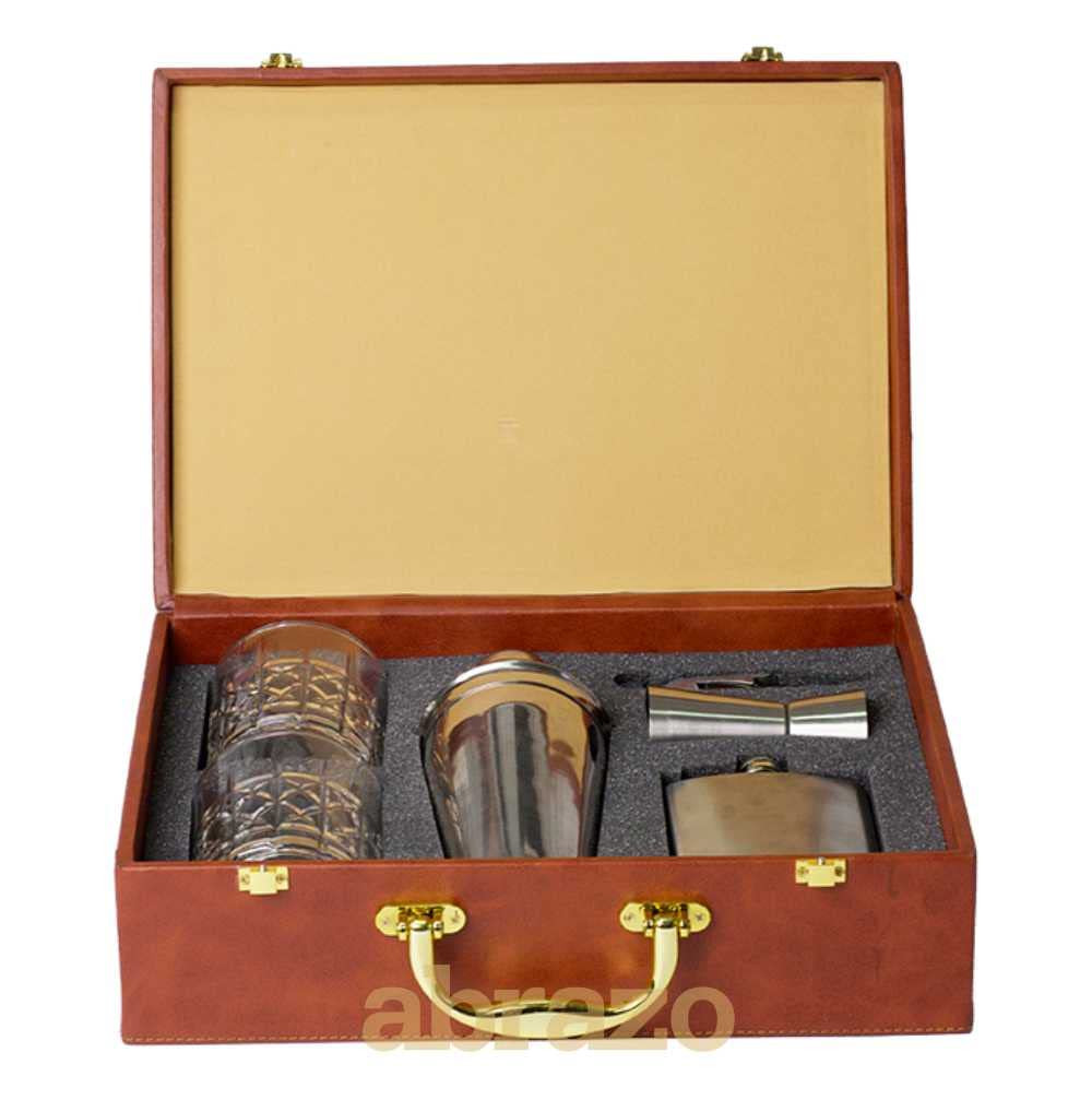 Abrazo Bar Set | Tools Set | Gift Set | Bar Box include accessories - Abrazo