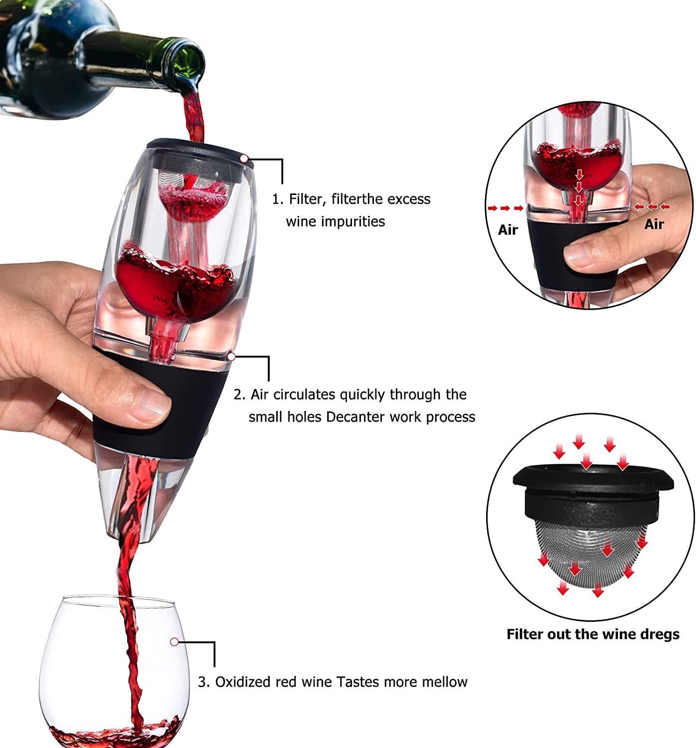 Mini Wine Pourer/Aerator – Bar Supplies