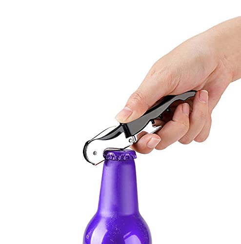 Abrazo Stainless Steel Wine Cork Screw, wine/Bottle Opener - Abrazo