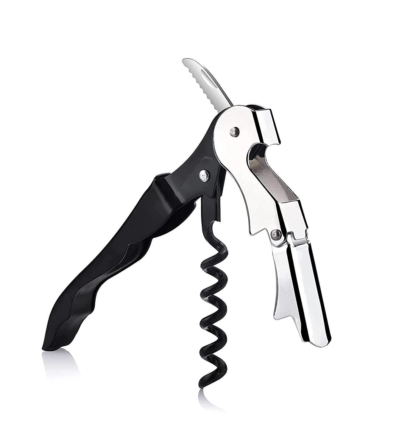 Abrazo Stainless Steel Wine Cork Screw, wine/Bottle Opener - Abrazo